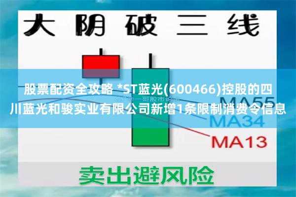 股票配资全攻略 *ST蓝光(600466)控股的四川蓝光和骏实业有限公司新增1条限制消费令信息