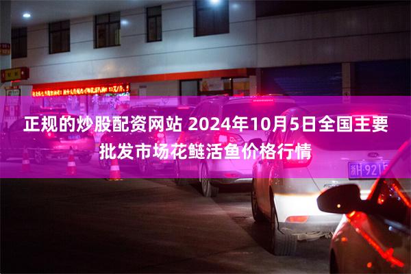 正规的炒股配资网站 2024年10月5日全国主要批发市场花鲢活鱼价格行情